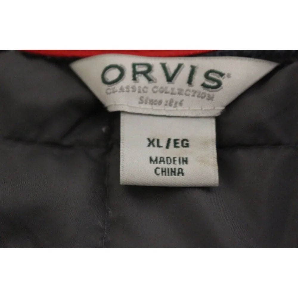 Orvis Canvas Field Hunting Barn Jacket Quilted Lined -‎ Size XL
